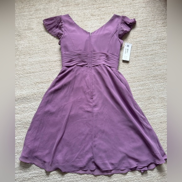 Azazie Dress Size 10 Purple A-Line Bridesmaid Wedding Formal Holiday Party - Picture 5 of 11